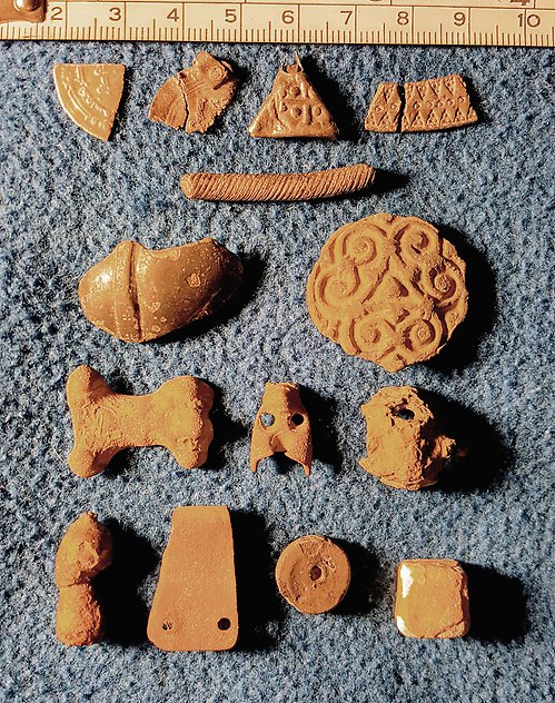 Arkeologiska fynd från Hassle.