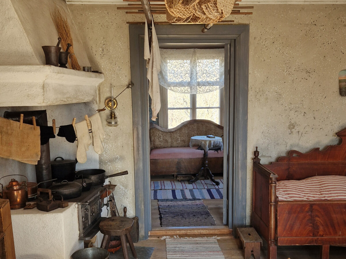 Interiör på Arbetarmuseet Gråbo