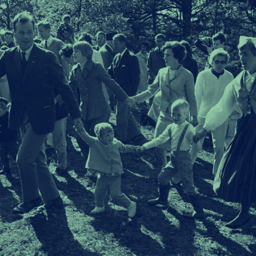 Midsommarfirande på Siggebohyttan